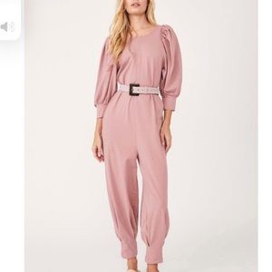 Free People Jackie Jumpsuit in Smoked Roses Lounge one piece